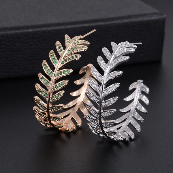 stud kellybola women fashion leaves circle full cz earrings for bridal engagement jewelry accessories, Golden;silver
stud kellybola women fashion leaves circle full cz earrings for bridal engagement jewelry accessories, Golden;silver