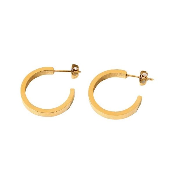 hoop & huggie potcet korea 2021 fashion trend temperament women's stainless steel geometric stud earrings retro simple jewelry, Golden;silver
hoop & huggie potcet korea 2021 fashion trend temperament women's stainless steel geometric stud earrings retro simple jewelry, Golden;silver