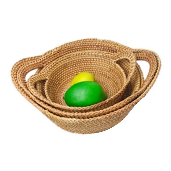 storage baskets rattan round basket with handles vintage style organizer for fruits vegetables bread dfk889
storage baskets rattan round basket with handles vintage style organizer for fruits vegetables bread dfk889