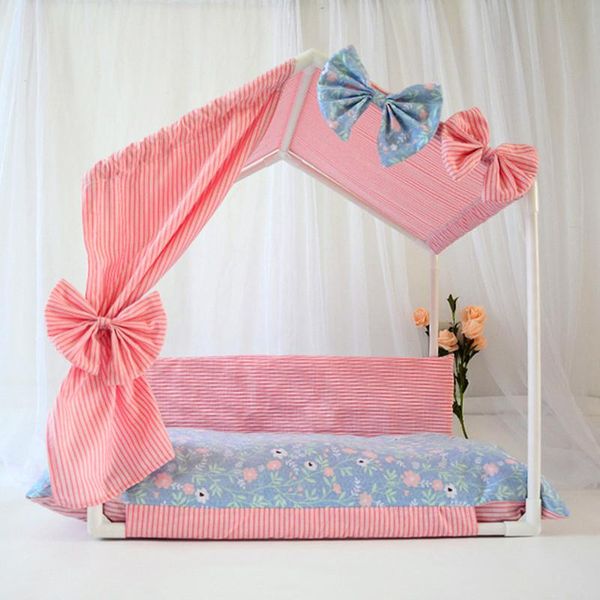 luxury dog pet princess tent bed house ventilated washable cute puppy cat nest indoor kennel mat cushion for small medium kennels & pens
luxury dog pet princess tent bed house ventilated washable cute puppy cat nest indoor kennel mat cushion for small medium kennels & pens