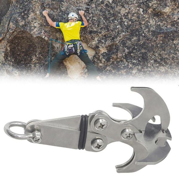 cords, slings and webbing 15cm*9cm survival folding grappling hook outdoor stainless steel climbing car traction rescue tool
cords, slings and webbing 15cm*9cm survival folding grappling hook outdoor stainless steel climbing car traction rescue tool