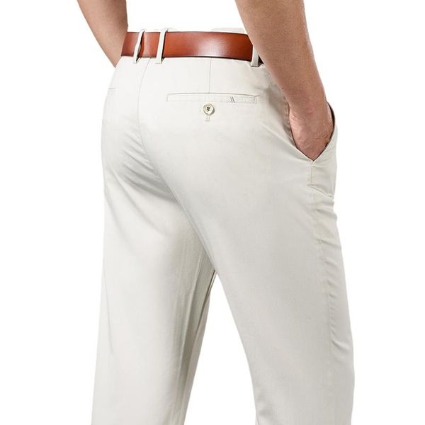 men's pants summer thin section comfortable bamboo fiber straight loose 2021 luxury business casual trousers, Black
men's pants summer thin section comfortable bamboo fiber straight loose 2021 luxury business casual trousers, Black