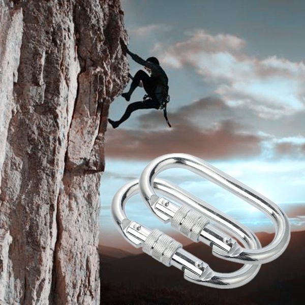 cords, slings and webbing 2pcs 2200kg o-shaped carabiner yoga hammock hook outdoor travel luggage safety lock
cords, slings and webbing 2pcs 2200kg o-shaped carabiner yoga hammock hook outdoor travel luggage safety lock