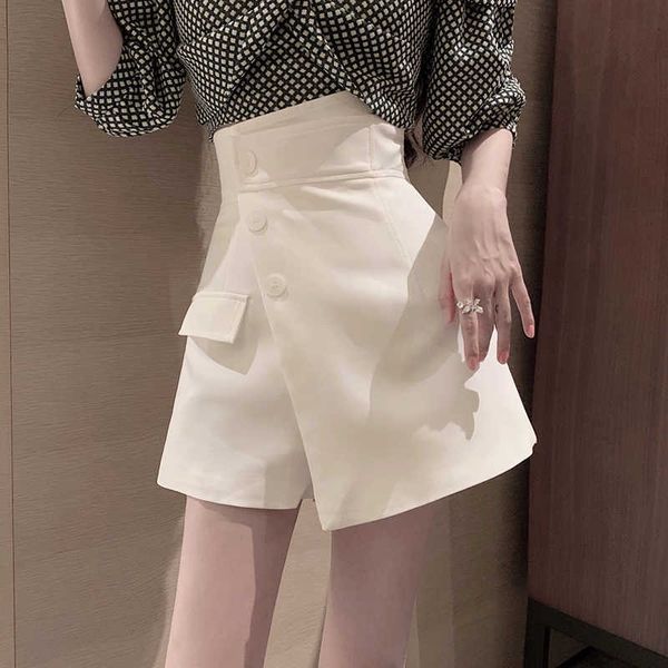 getspring women skirt irregular high waist black white asymmetry vintage all match short mini summer s 210601
getspring women skirt irregular high waist black white asymmetry vintage all match short mini summer s 210601