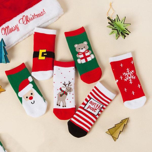 socks 6pcs/set cotton baby boys girls sokken meisje kids children striped snowflake elk santa claus christmas chausette, Pink;yellow
socks 6pcs/set cotton baby boys girls sokken meisje kids children striped snowflake elk santa claus christmas chausette, Pink;yellow