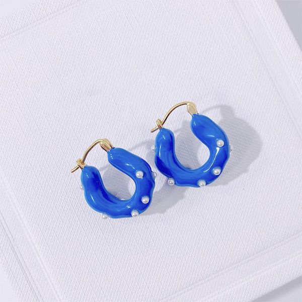 hoop & huggie gold color red blue green glaze pearl earrings for women fashion jewelry(dj1528), Golden;silver
hoop & huggie gold color red blue green glaze pearl earrings for women fashion jewelry(dj1528), Golden;silver