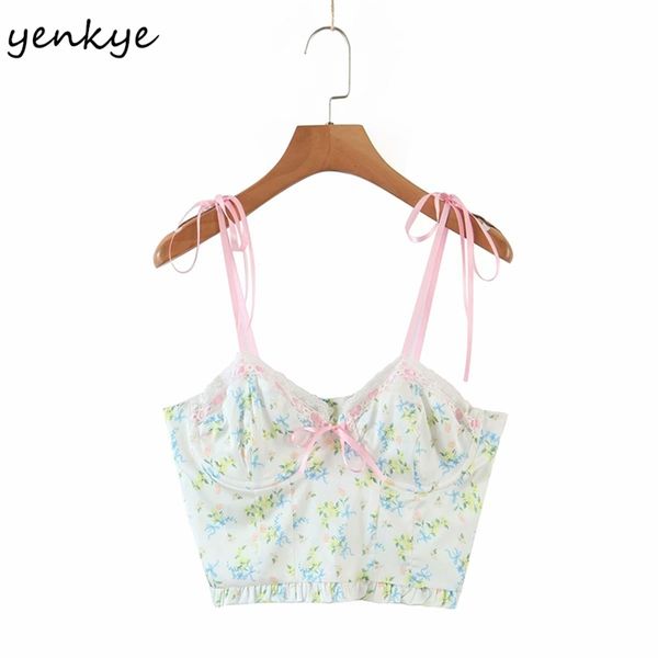 yenkye sweet lace trim cami women sleeveless v neck crop fashion lady floral print summer 210625, White
yenkye sweet lace trim cami women sleeveless v neck crop fashion lady floral print summer 210625, White