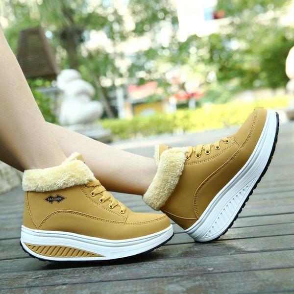 boots 2021 women solid color lacing ankle winter warm shoes waterproof thick bottom non-slip platform snow for, Black
boots 2021 women solid color lacing ankle winter warm shoes waterproof thick bottom non-slip platform snow for, Black
