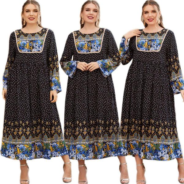 ethnic clothing muslim women printed long dress arab abaya islamic kaftan vintage maxi robe gown middle east dubai spring summer, Red
ethnic clothing muslim women printed long dress arab abaya islamic kaftan vintage maxi robe gown middle east dubai spring summer, Red