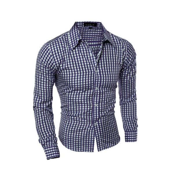 men's casual shirts european and american plaid long sleeve shirt fashion cotton slim fit spring autumn middle-aged boy blouses, White;black
men's casual shirts european and american plaid long sleeve shirt fashion cotton slim fit spring autumn middle-aged boy blouses, White;black