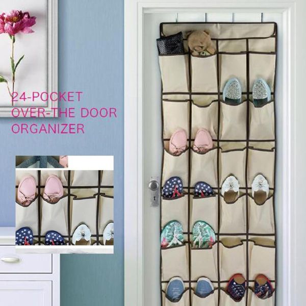 door shoe organizer 26 durable pockets, hooks, large cotton material mesh pocket storage boxes & bins
door shoe organizer 26 durable pockets, hooks, large cotton material mesh pocket storage boxes & bins