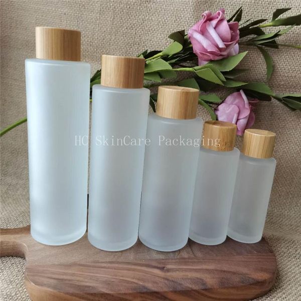 storage bottles & jars 30/50/100/120/150ml empty bamboo frosted glass lotion toner liquid screw wood cap cosmetic packaging skin care contai
storage bottles & jars 30/50/100/120/150ml empty bamboo frosted glass lotion toner liquid screw wood cap cosmetic packaging skin care contai