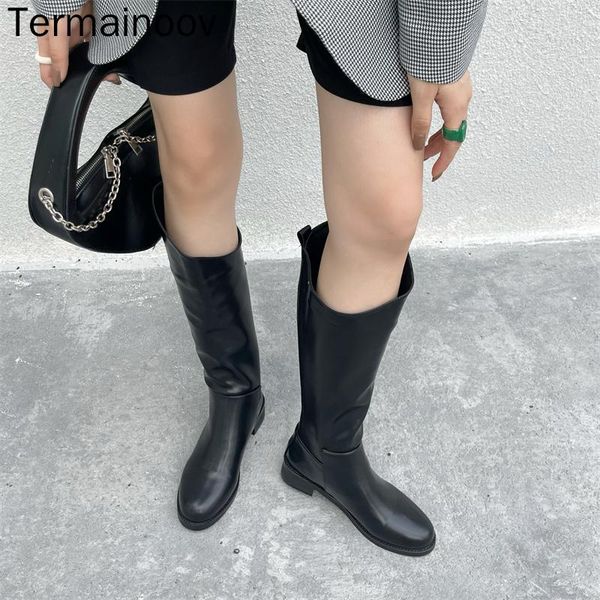 boots termainoov women's long quare toe winter flats round knee high boot fashion, Black
boots termainoov women's long quare toe winter flats round knee high boot fashion, Black