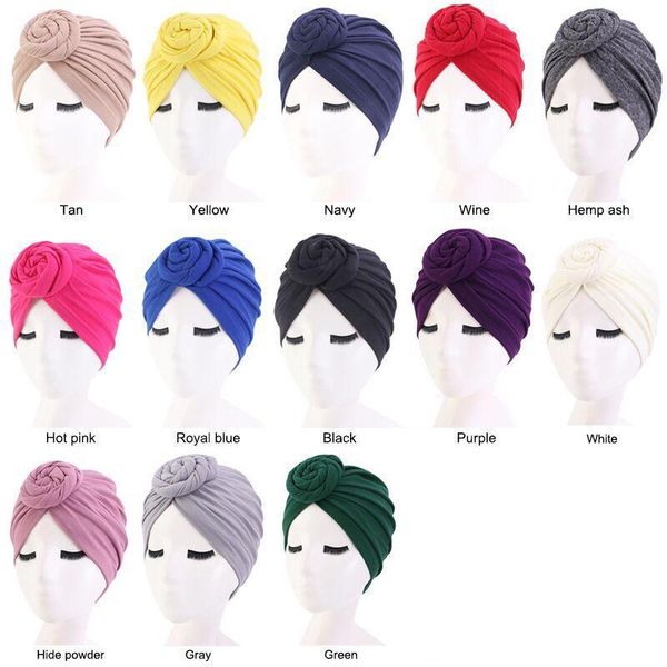 women muslim knot turban hats beanie hair loss head cover caps bonnet wrap cap voile soft headwear solid color &, Yellow
women muslim knot turban hats beanie hair loss head cover caps bonnet wrap cap voile soft headwear solid color &, Yellow