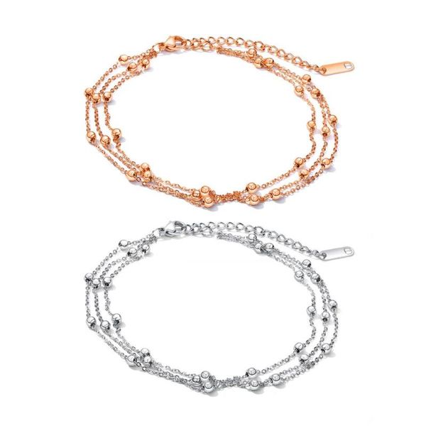anklets fashion three-layer beads anklet for women girl stainless steel charm summer beach foot jewelry, Red;blue
anklets fashion three-layer beads anklet for women girl stainless steel charm summer beach foot jewelry, Red;blue