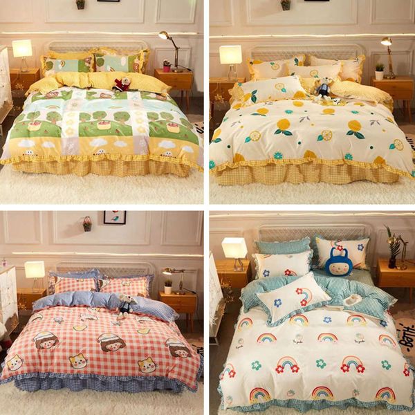 bed linings four piece sheet quilt cover student dormitory bedding cartoon lovely piece set
bed linings four piece sheet quilt cover student dormitory bedding cartoon lovely piece set