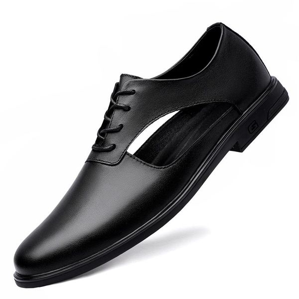 summer men leather dress shoes breathable casual for handmade sewing sandals business work, Black
summer men leather dress shoes breathable casual for handmade sewing sandals business work, Black
