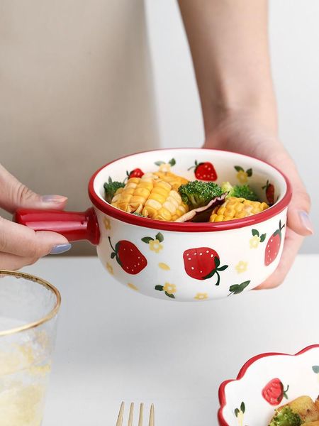 ceramic hand-painted under glazed strawberry anti- handle bowl creative fruit dessert small cute girl heart tableware bowls
ceramic hand-painted under glazed strawberry anti- handle bowl creative fruit dessert small cute girl heart tableware bowls