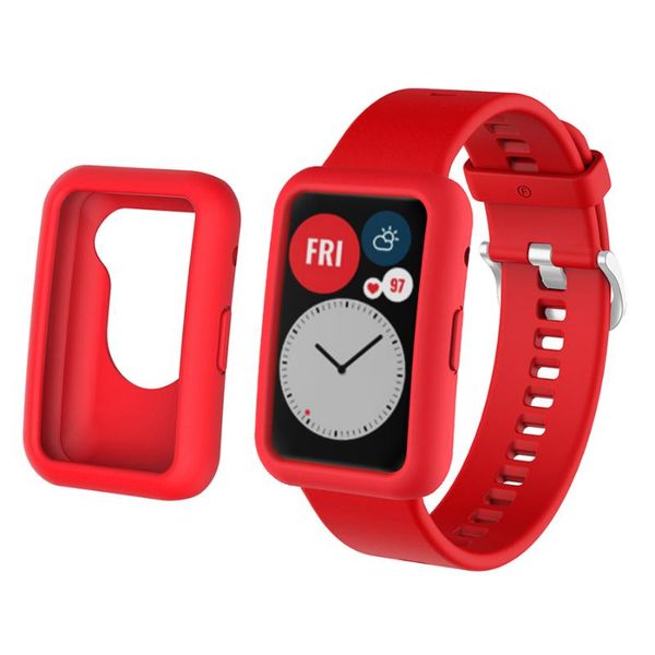 watch bands silicone strap + case for huawei fit wristband cover smart wristbands bracelet protector bumper, Black;brown
watch bands silicone strap + case for huawei fit wristband cover smart wristbands bracelet protector bumper, Black;brown