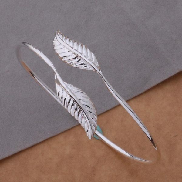 tennis silver color bracelet fashion leaf opening women jewelry wholesale gift, Golden;silver
tennis silver color bracelet fashion leaf opening women jewelry wholesale gift, Golden;silver