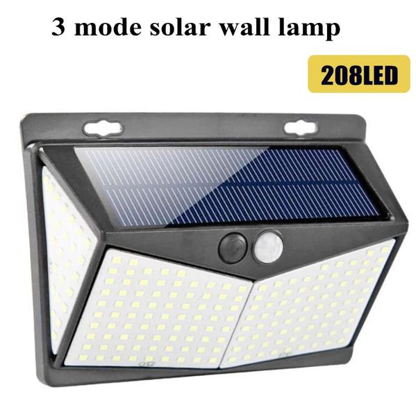 solar lamps 208leds light motion sensor wireless wall waterproof ip65 safety garden lights
solar lamps 208leds light motion sensor wireless wall waterproof ip65 safety garden lights