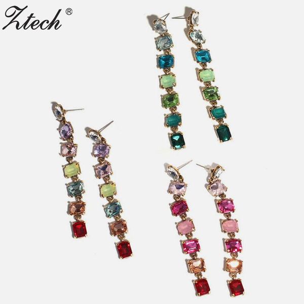 ztech long earrings women beach holiday jewelry mix rhinestone crystal colors dangle weddings party accessories & chandelier, Silver
ztech long earrings women beach holiday jewelry mix rhinestone crystal colors dangle weddings party accessories & chandelier, Silver