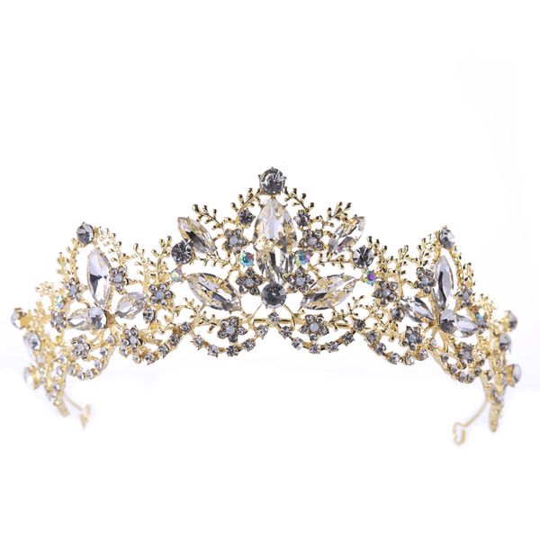 crown baroque crystal long-lasting color retention firm environmental protection no skin damage bridal headwear crown wedding accessories b, White;golden
crown baroque crystal long-lasting color retention firm environmental protection no skin damage bridal headwear crown wedding accessories b, White;golden