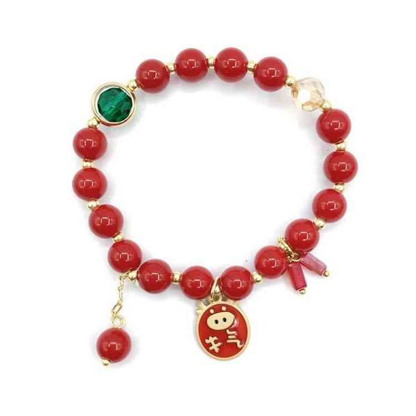 chinese-style products 2021 year of the ox red bead bracelet female gilded cute cow fortune cat agate long life lock
chinese-style products 2021 year of the ox red bead bracelet female gilded cute cow fortune cat agate long life lock
