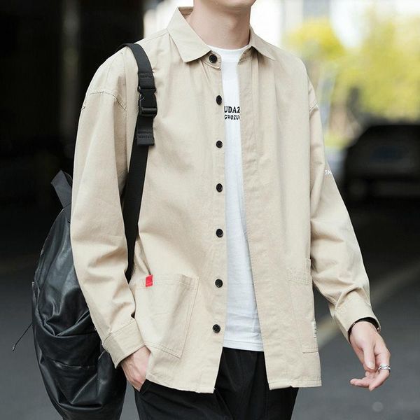 fashion korean 100% cotton shirt long sleeve mens japanese harajuku casual slim streetwear college clothes male men's hoodies &, Black
fashion korean 100% cotton shirt long sleeve mens japanese harajuku casual slim streetwear college clothes male men's hoodies &, Black