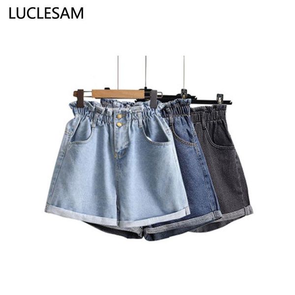 women's jeans womens short high waist summer fahsion for women korean streetwear black elastic wild leg pants 3xl 4xl, Blue
women's jeans womens short high waist summer fahsion for women korean streetwear black elastic wild leg pants 3xl 4xl, Blue