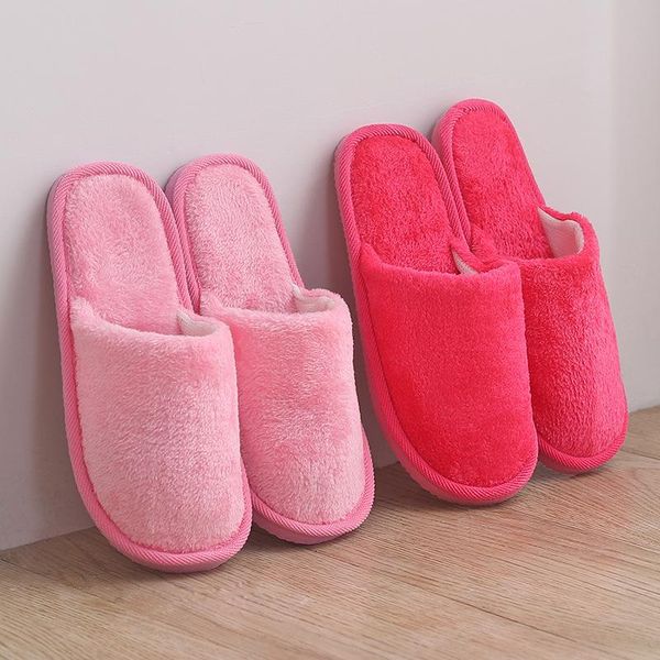 autumn and winter solid color cute plush slipper wooden floor non-slip warm slippers, Black
autumn and winter solid color cute plush slipper wooden floor non-slip warm slippers, Black