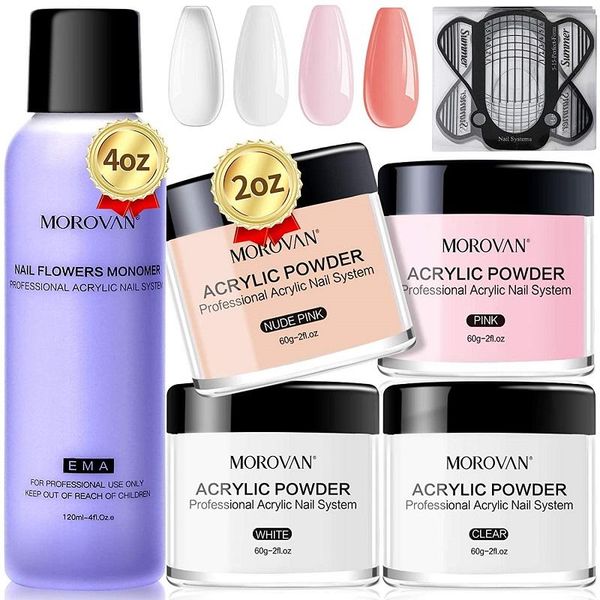 4oz acrylic gel crystal powder and liquid set monomer carving with nail forms for decoration nails art kit extension kits
4oz acrylic gel crystal powder and liquid set monomer carving with nail forms for decoration nails art kit extension kits