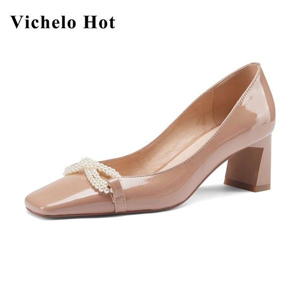 dress shoes vichelo arrival mary janes patent leather square toe high heels pearl decoration pretty girls charming women pumps l47, Black
dress shoes vichelo arrival mary janes patent leather square toe high heels pearl decoration pretty girls charming women pumps l47, Black