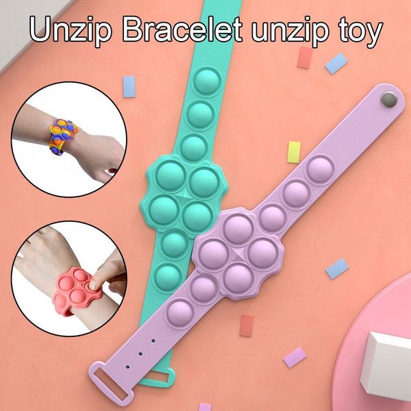pops it push bubble bracelet silicone wristband stress relief hand fidget toys dimple sensory unzip bracelet decompression vent
pops it push bubble bracelet silicone wristband stress relief hand fidget toys dimple sensory unzip bracelet decompression vent