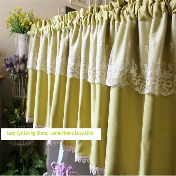 quality pastoral shades green lace curtain coffee tea blinds kitchen home fire window drapes short small casement &
quality pastoral shades green lace curtain coffee tea blinds kitchen home fire window drapes short small casement &