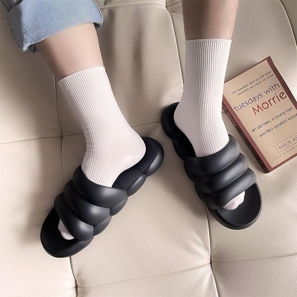 slippers 2021 thicker eva couple style thick sole soft indoor men women anti-slip sandals summer bathroom bath platform shoes, Black
slippers 2021 thicker eva couple style thick sole soft indoor men women anti-slip sandals summer bathroom bath platform shoes, Black