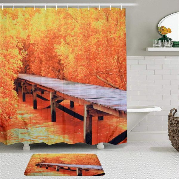 fabric shower curtain and mats set,fall mystic forest waterfall and red tree flower butterfly in autumn forest at national
fabric shower curtain and mats set,fall mystic forest waterfall and red tree flower butterfly in autumn forest at national