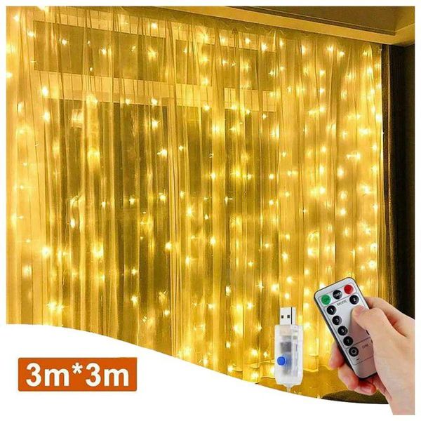 party decoration 3*3m led trip light window curtain fairy lights christmas garland string garden home wedding decor
party decoration 3*3m led trip light window curtain fairy lights christmas garland string garden home wedding decor