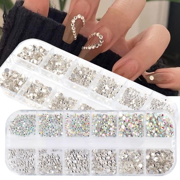 nail art decorations mixed ss3-12 rhinestones for nails polish gel white ab crystal flat back rhinestone professional ji1891, Silver;gold 
nail art decorations mixed ss3-12 rhinestones for nails polish gel white ab crystal flat back rhinestone professional ji1891, Silver;gold