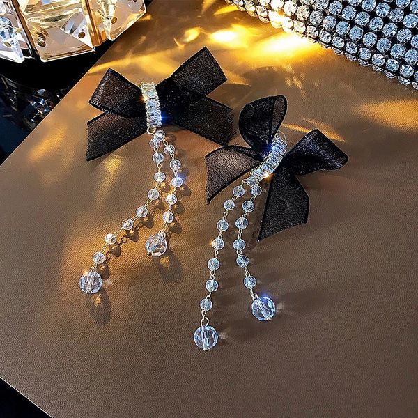 s 925 sterling silver stud earring black lace butterfly long tassel earrings drop earrings for women crystal rhinestone statement earrings w, Golden;silver
s 925 sterling silver stud earring black lace butterfly long tassel earrings drop earrings for women crystal rhinestone statement earrings w, Golden;silver