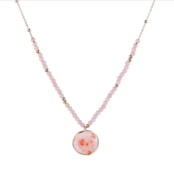 pendant necklaces light yellow gold color alloy round crystal dyed long beads chain necklace metaphysical jewelry, Silver
pendant necklaces light yellow gold color alloy round crystal dyed long beads chain necklace metaphysical jewelry, Silver