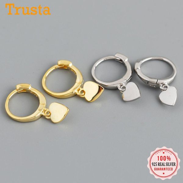 hoop & huggie trustdavis authentic 925 sterling silve fashion romantic heart charm earrings for women wedding party fine jewelry da2114, Golden;silver
hoop & huggie trustdavis authentic 925 sterling silve fashion romantic heart charm earrings for women wedding party fine jewelry da2114, Golden;silver