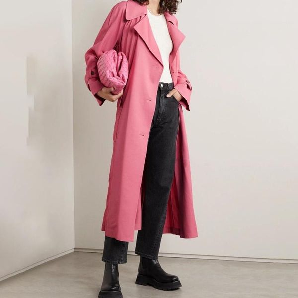 women's trench coats solid sashes woman autumn turn down collar single breasted chic jackect casual vintage female streetwear, Tan;black
women's trench coats solid sashes woman autumn turn down collar single breasted chic jackect casual vintage female streetwear, Tan;black