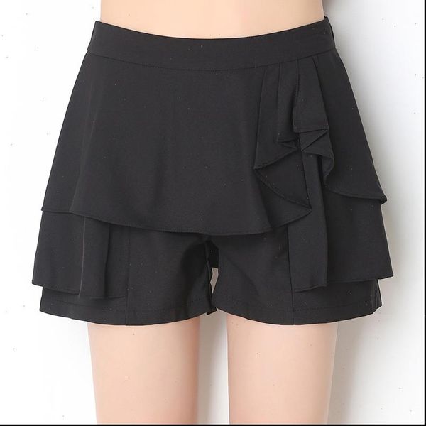 women short chiffon shorts summer womens loose female high waist bohemian ruffles casual skirts candy color wide leg trousers s, White;black
women short chiffon shorts summer womens loose female high waist bohemian ruffles casual skirts candy color wide leg trousers s, White;black