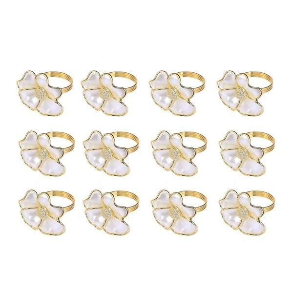 12pcs/lot napkin ring white flower el exquisite button wedding table decoration rings
12pcs/lot napkin ring white flower el exquisite button wedding table decoration rings