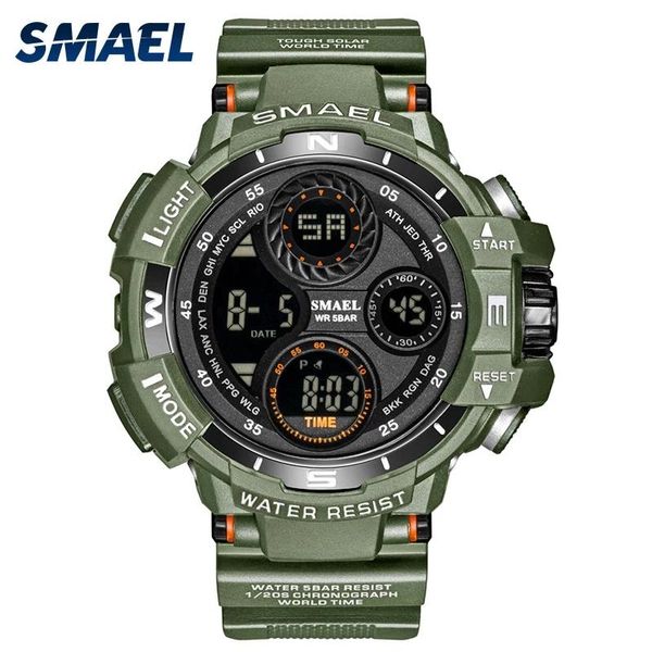 wristwatches smael men's watch outdoor sports waterproof automatic update date led luminous dial satch timer alarm clock, Slivery;brown
wristwatches smael men's watch outdoor sports waterproof automatic update date led luminous dial satch timer alarm clock, Slivery;brown