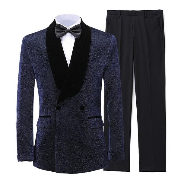 men's suits & blazers 2 pieces tailored collar male suit slim fit casual business dress for groomsmen wedding tuxedo blazer+pants, White;black
men's suits & blazers 2 pieces tailored collar male suit slim fit casual business dress for groomsmen wedding tuxedo blazer+pants, White;black