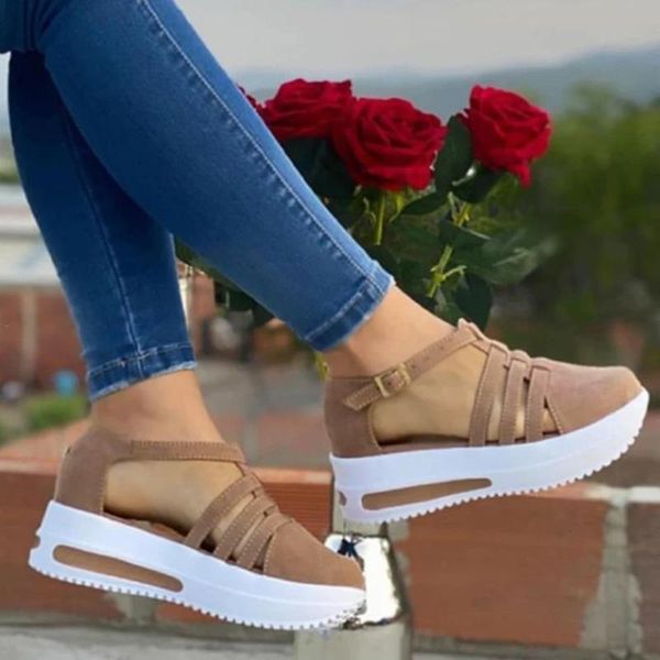 sandals women's fashion wedge platform buckle strap 2021 summer ladies casual plus size vintage shoes, Black
sandals women's fashion wedge platform buckle strap 2021 summer ladies casual plus size vintage shoes, Black