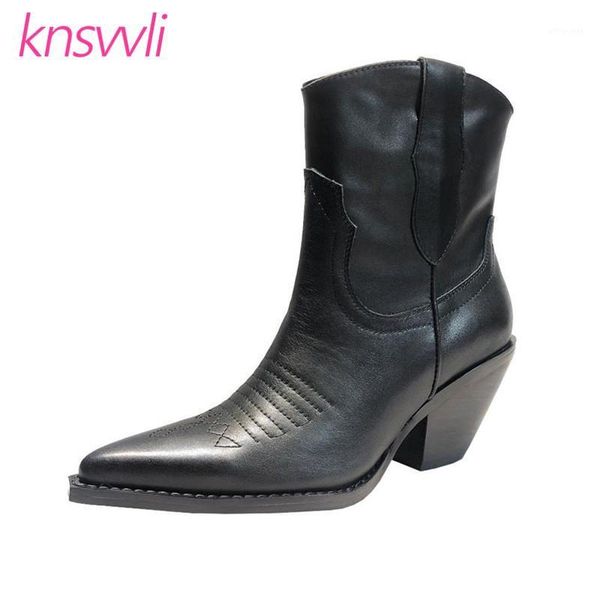 boots pointed toe leather ankle for women wedge high heel female winter short cowboy knight woman zapatos de mujer1, Black
boots pointed toe leather ankle for women wedge high heel female winter short cowboy knight woman zapatos de mujer1, Black