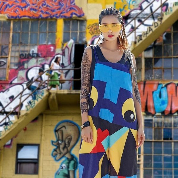 casual overalls female students 2021 summer suspenders jumpsuit loose wide-leg five-point pants women's & capris, Black;white
casual overalls female students 2021 summer suspenders jumpsuit loose wide-leg five-point pants women's & capris, Black;white